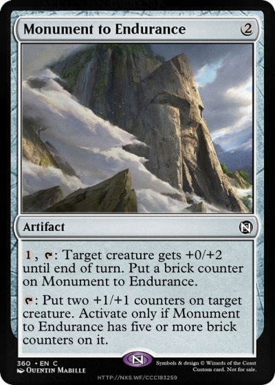 マジック】◇mtg 忍耐の記念碑/Monument to Endurance◇ Monument to