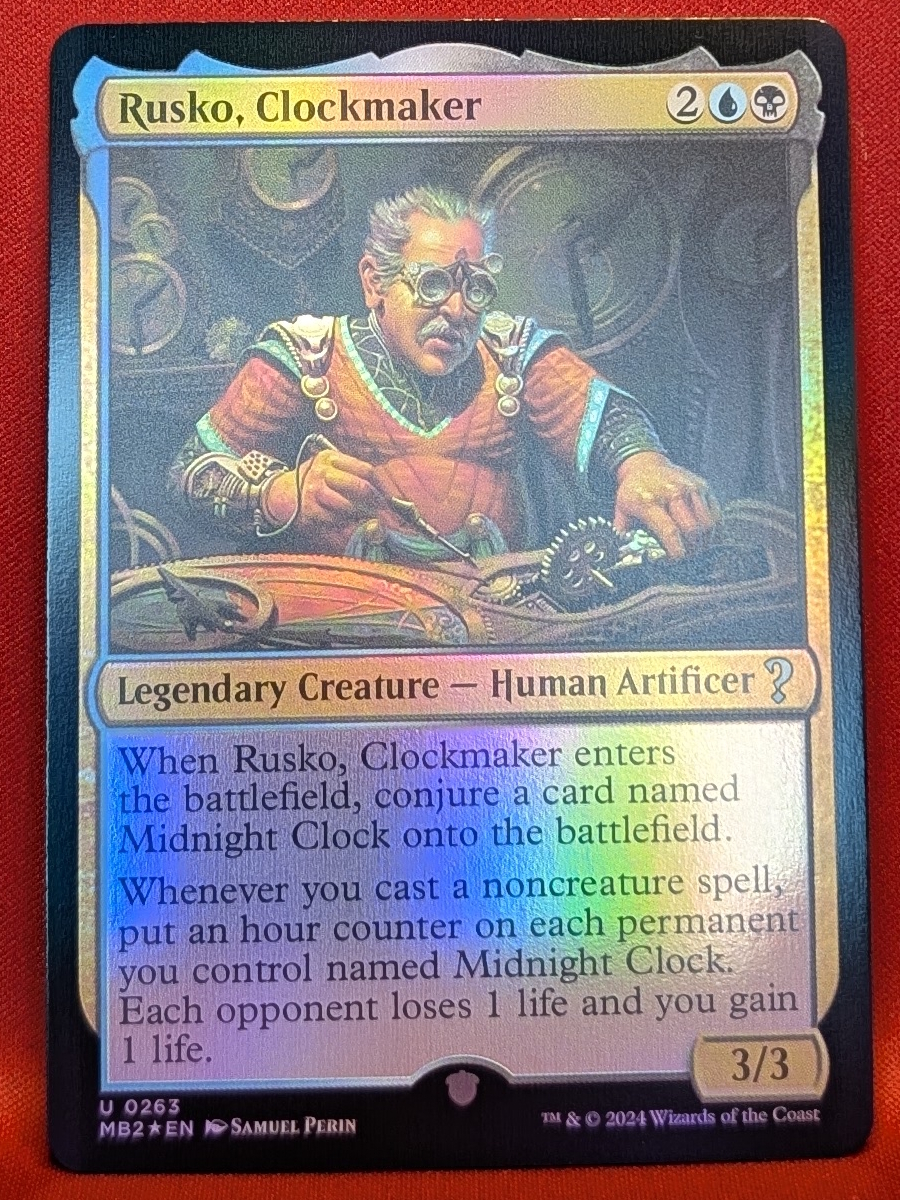 Rusko, Clockmaker Magic the Gathering Proxy