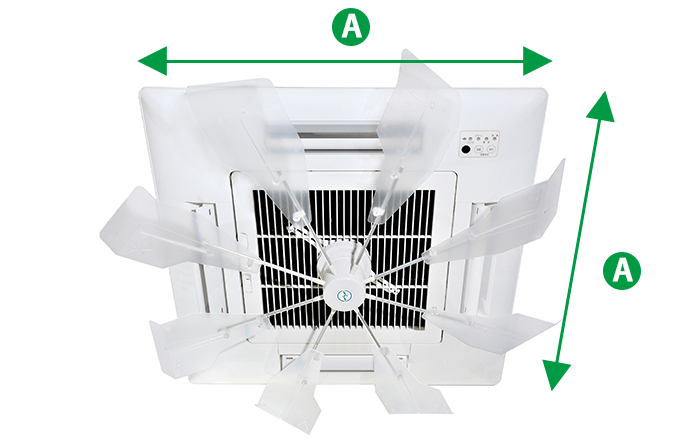 潮 ハイブリッドファンSJR エアコン 風よけ 省エネ エコ SJR HBF-SJRを