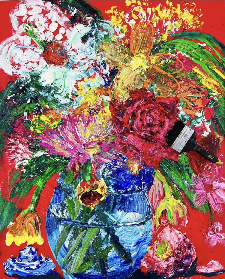 東武 秋の絵画市 2023 杉田陽平絵画展 -キャンバスが光と色彩の窓に