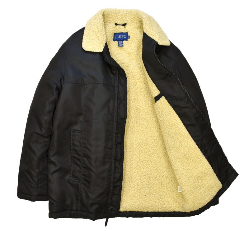 Jクルー】【J-crew】【黒】【裏ボア】【ナイロンジャケット】【サイズ