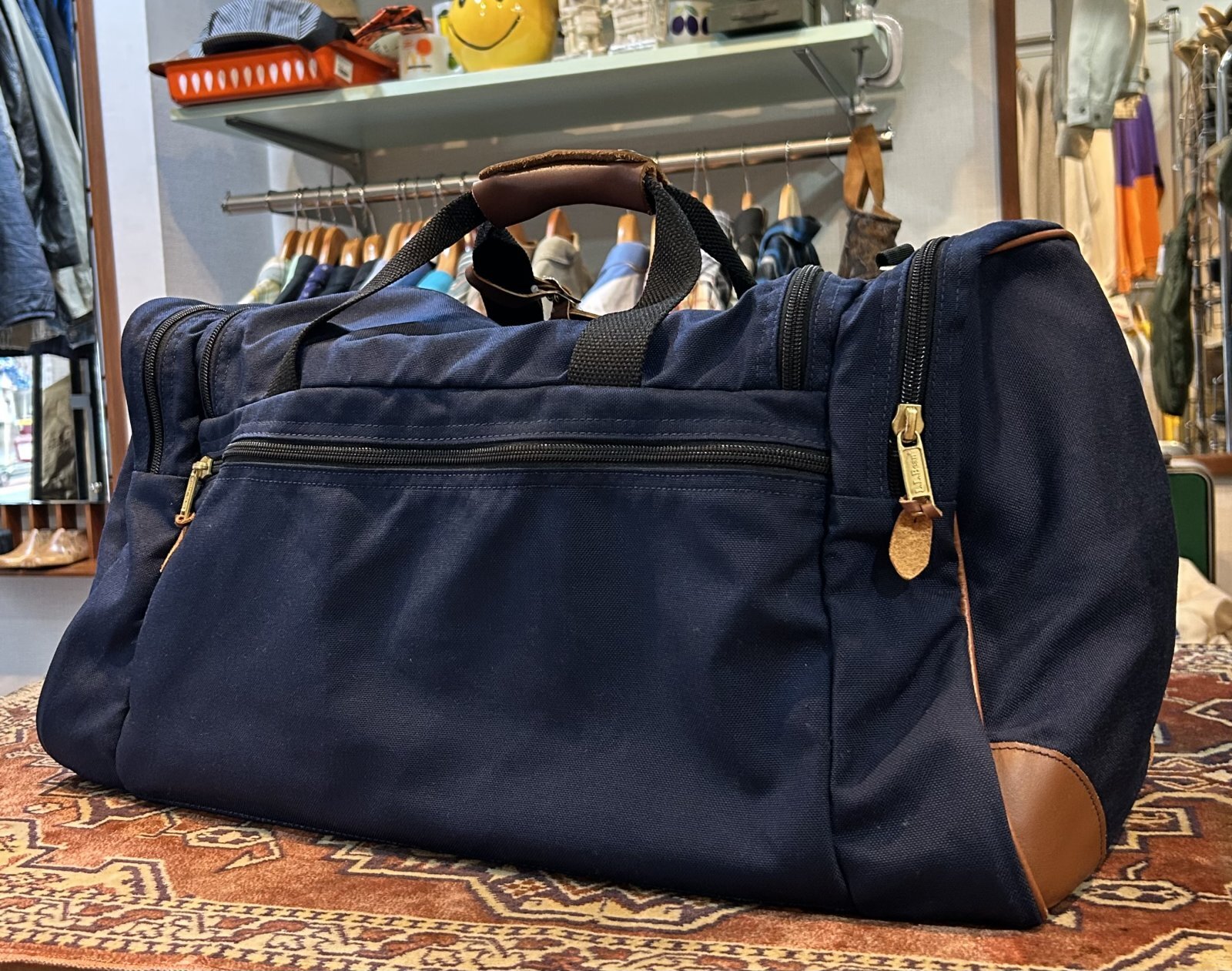 ほぼ未使用【ビンテージ】【L.L.Bean】エルエルビーン【紺】CRL