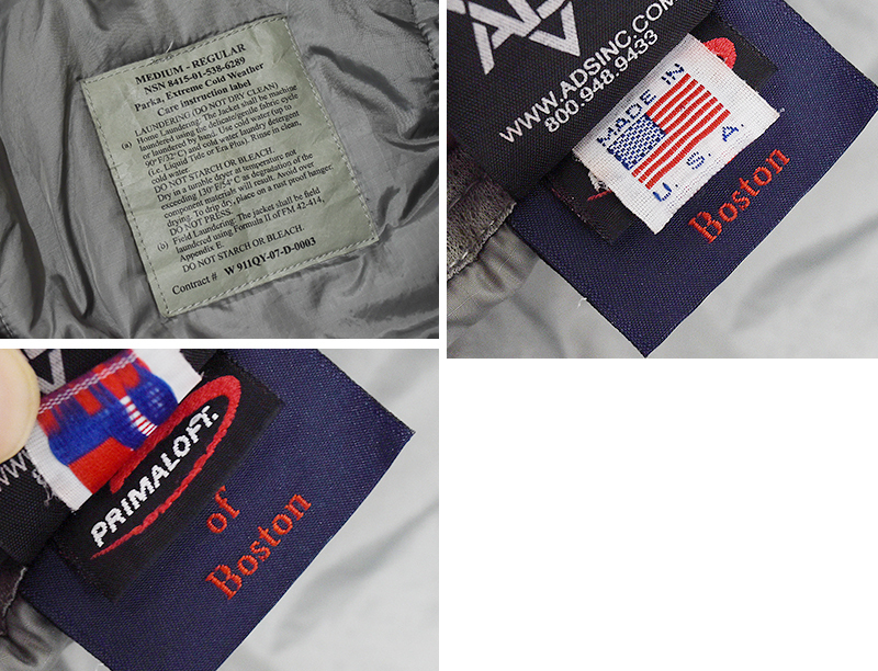 新品 S/R PARKA,(GENⅢ) 米軍 プリマロフトジャケット 実物 新品 米軍