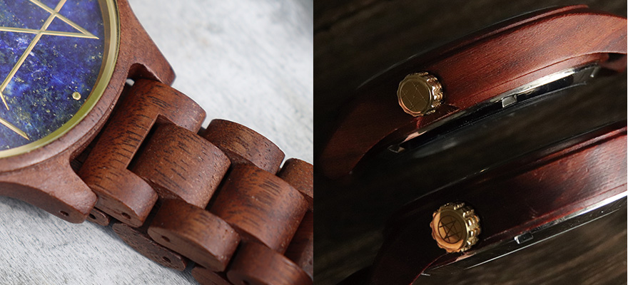 2サイズ】QUARTZ MODEL クオーツモデル／アラベスク エボニー天然木