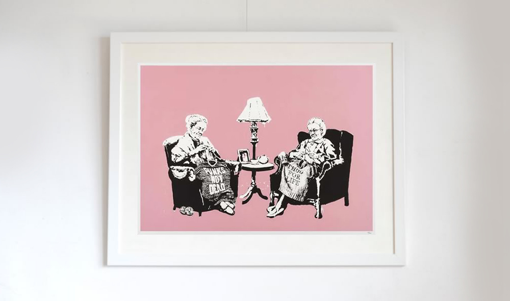 PENNY TEARS IN THE REIGN banksy バンクシー PENNY TEARS IN THE