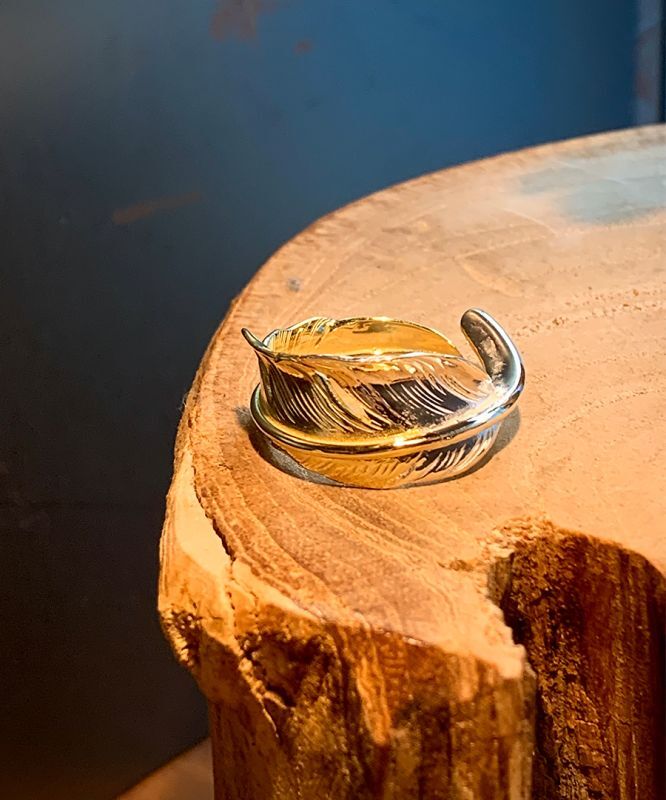 LARRY SMITH(ラリースミス)リング EFRG-0033 KAZEKIRI FEATHER RING