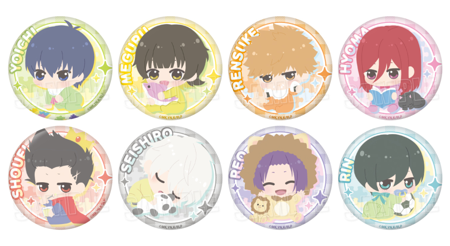 ブルーロック ラッキー缶バッジ 冴 凛 國神 凪 千切 世一 アクキー