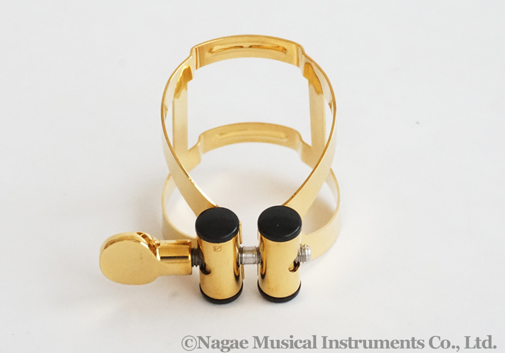 バンドレン アルトサックスリガチャー＆キャップM/O ゴールド LC57GP