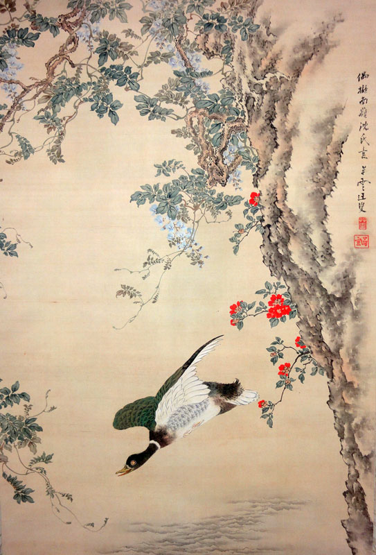 田崎草雲 花鳥図 /Web書画ミュージアム