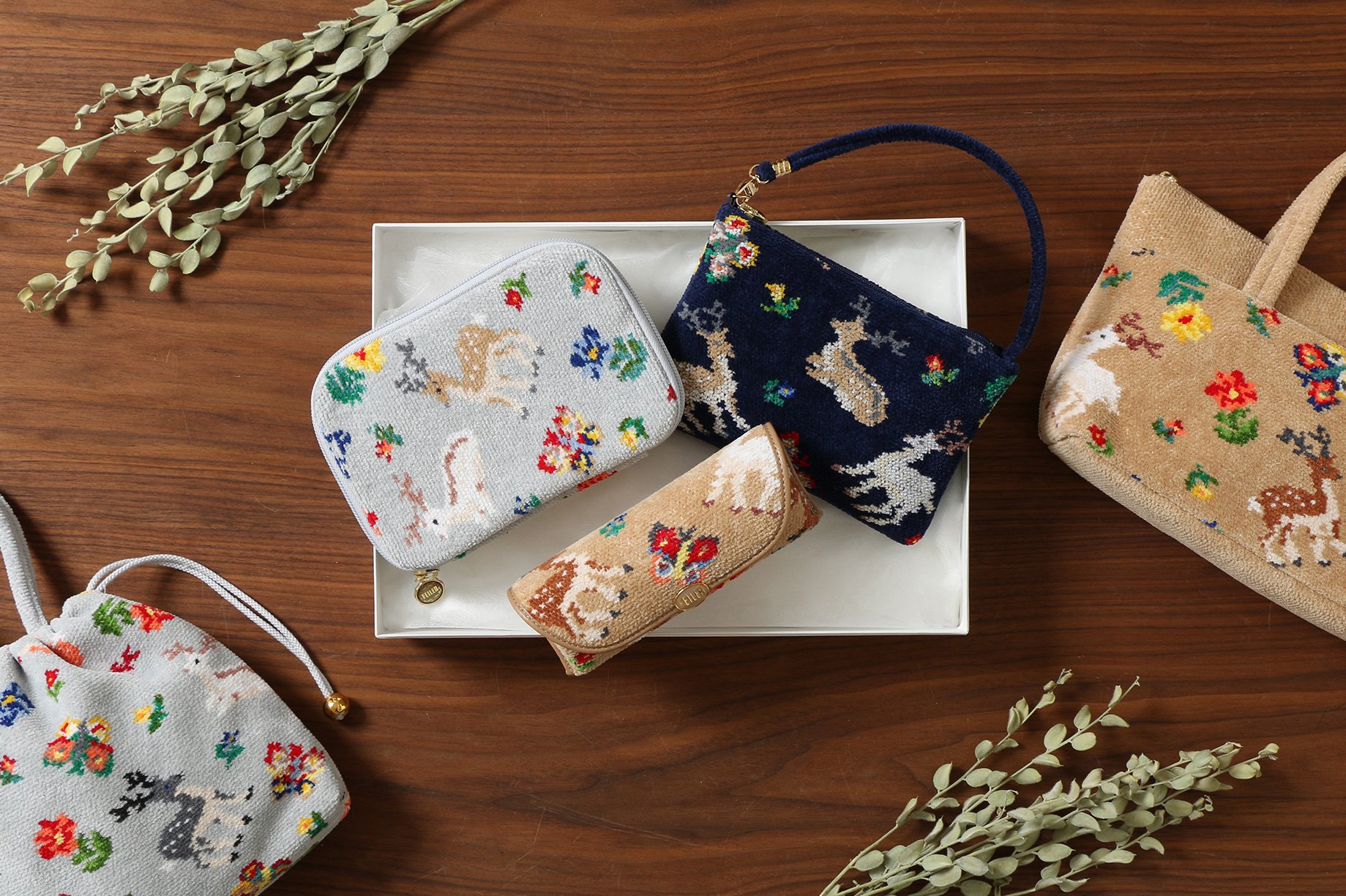 中川政七商店の「遊 中川」×「FEILER」第2弾 バッグやポーチ全11種を