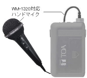 TOA製 WM-1320用 ピンマイク部分（パーツ） ｜ なんず