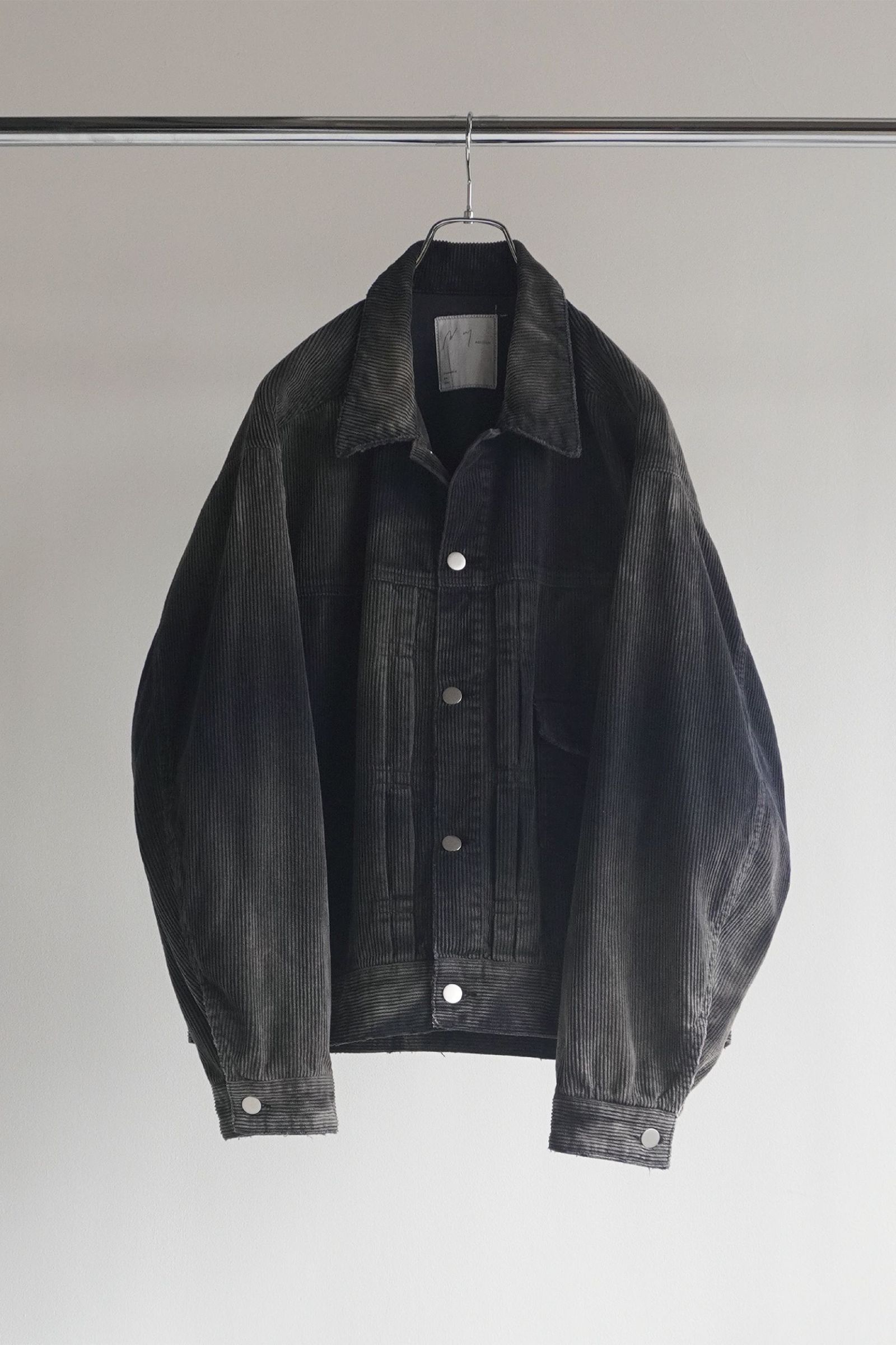 ANCELLM - CORDED VELVETEEN JACKET | BLACK | ジャケット | NapsNote