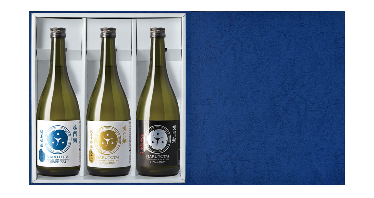 鳴門鯛 純米吟醸 巴 日本酒 1800ml 3本セット 未開封 ラベルに汚れ有り