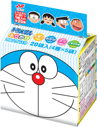 ドラえもんふりかけ20袋入り - 商品案内 - ニチフリ食品株式会社