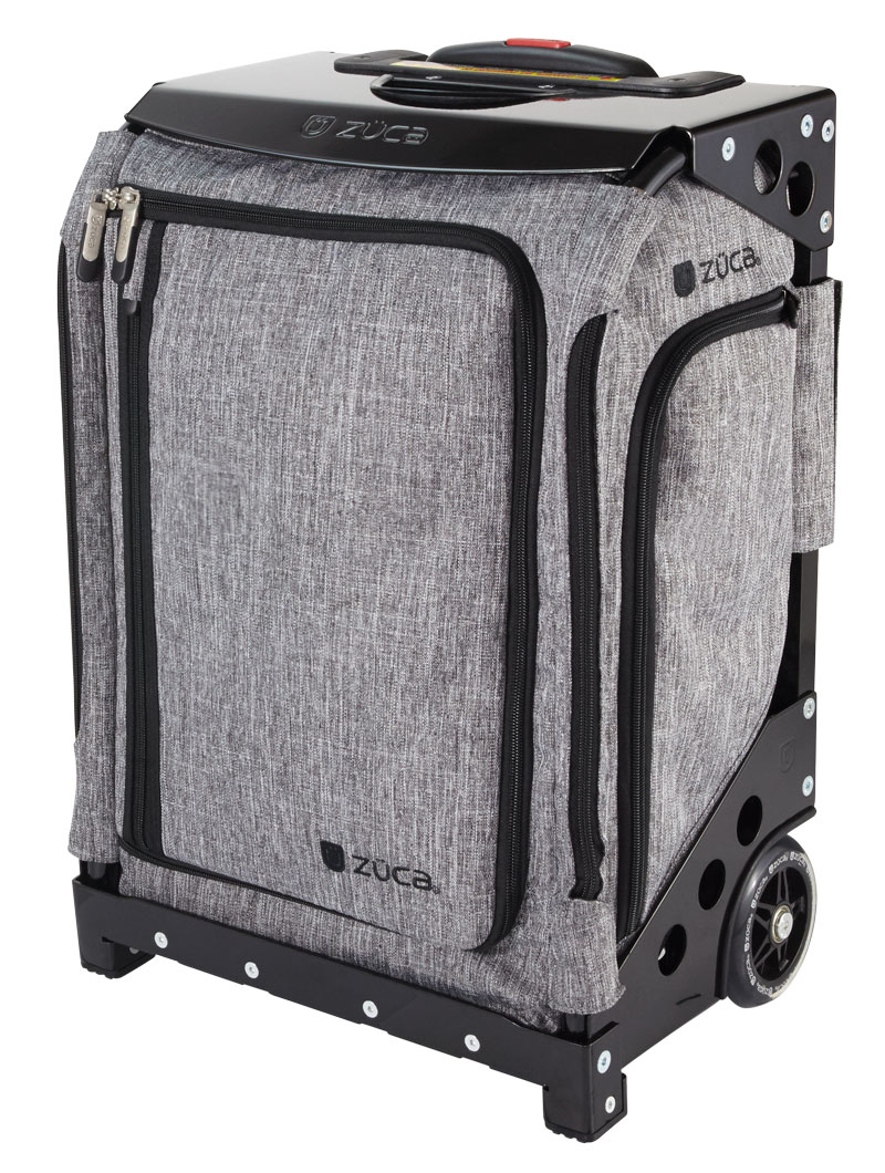 Zuca Navigator Carry-On Case - Charcoal Grey/Black Frame - Nigel