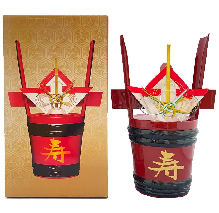 日本酒 司牡丹酒造 豊麗 うるし塗風 角樽(つのだる) 箱入 1800ml