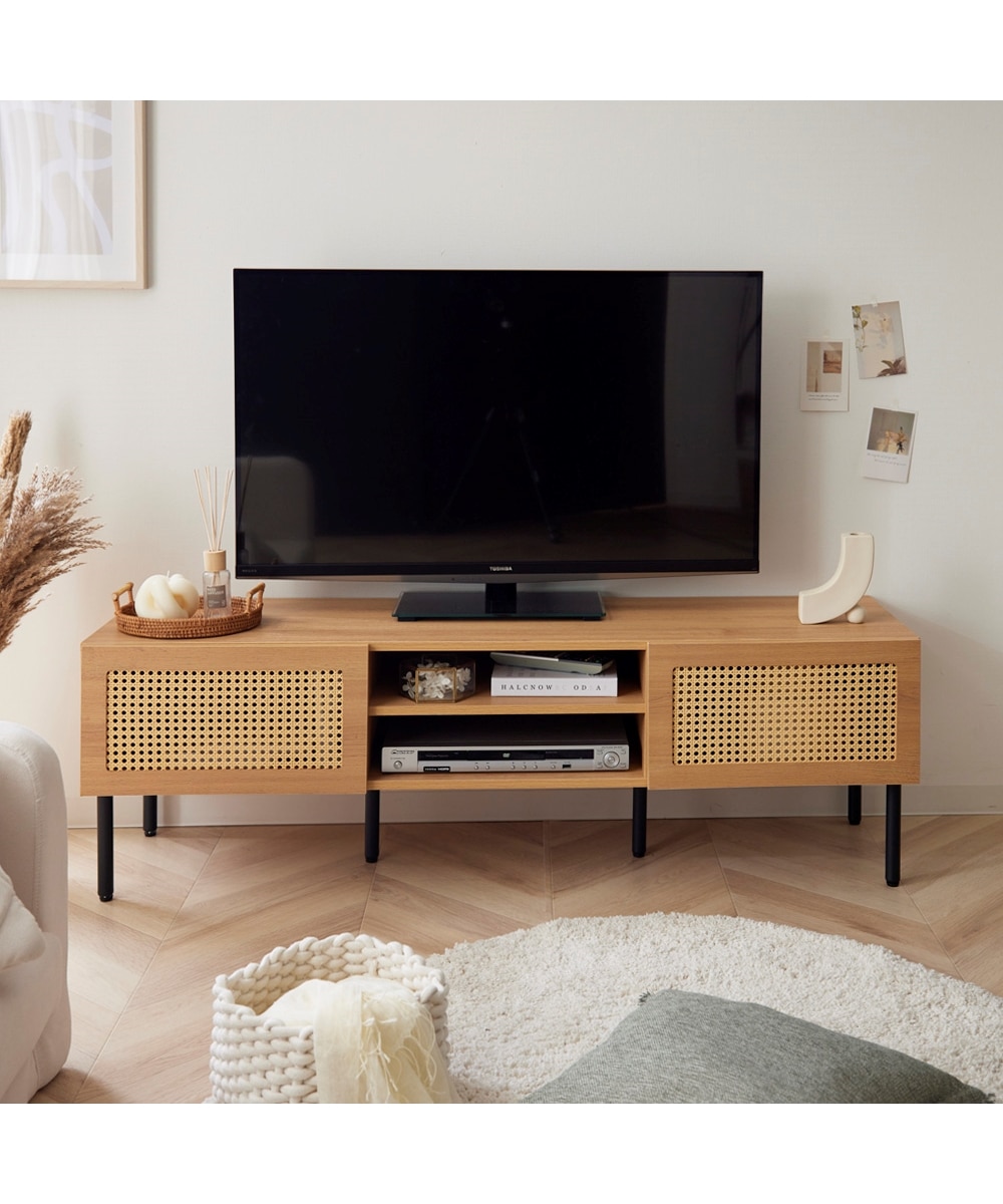 ラタン調×スチール脚 テレビ台 通販【ニッセン】