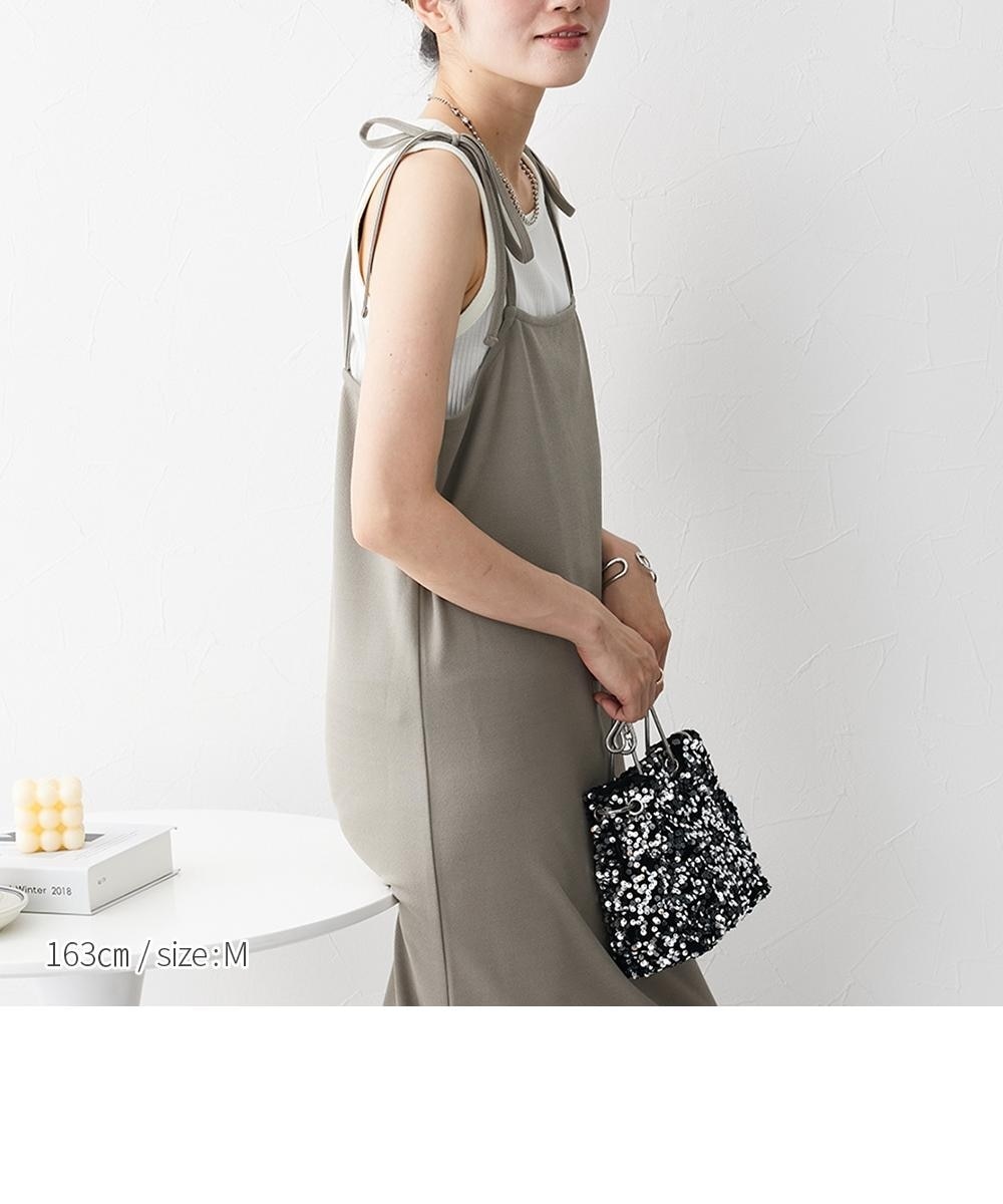 ACUOD by CHANU タンクトップ ワンピース キリスト ベージュ ACUOD by