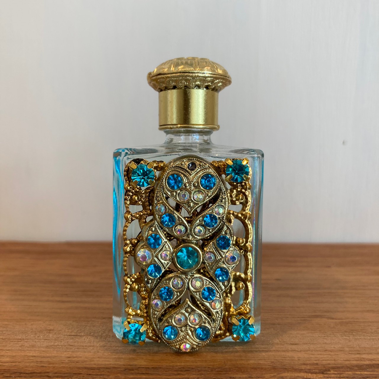 MARCEL PAUTOT アールデコ香水ボトル ガラスと金属 香水瓶 フランス