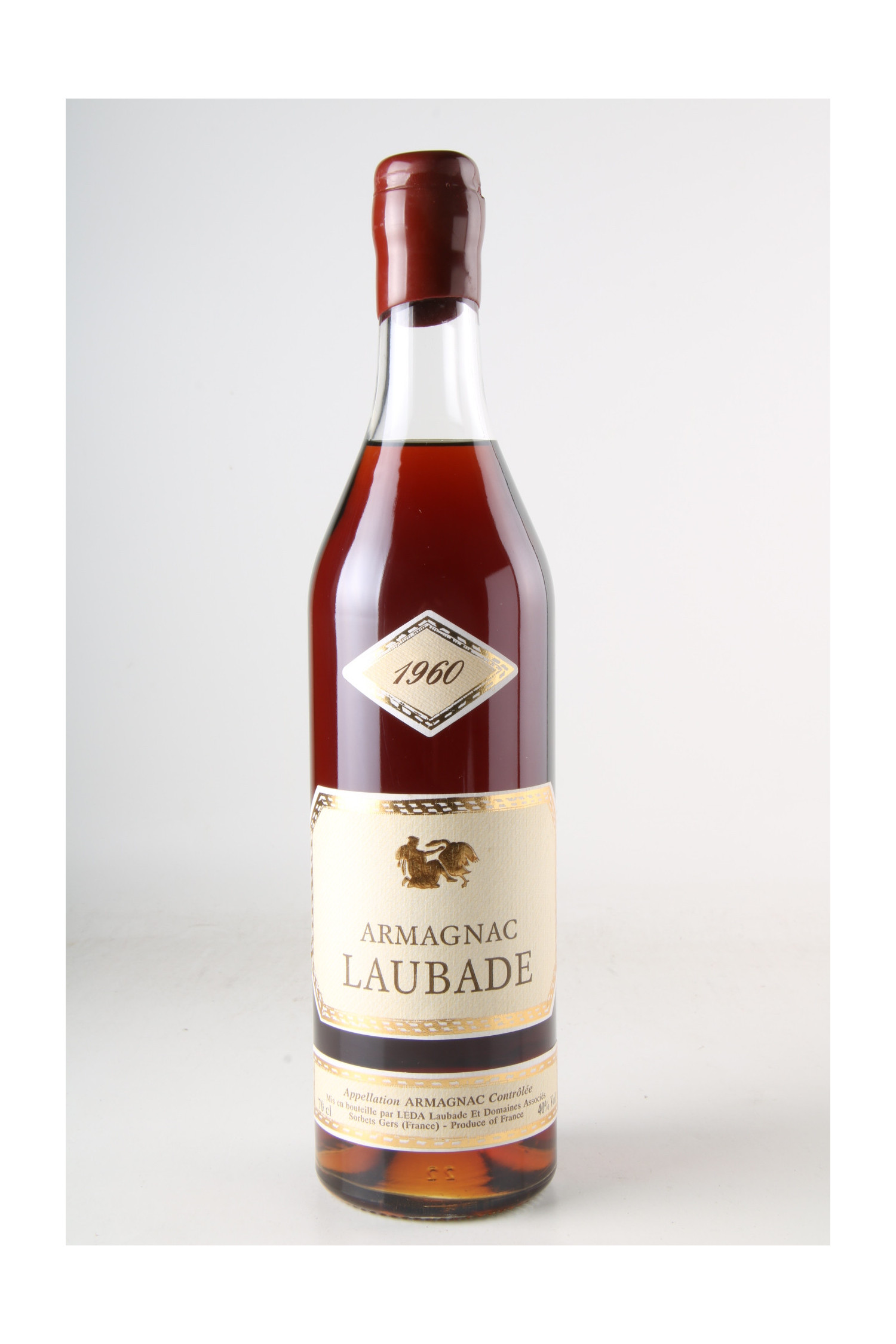 LAUBADE アームagnac 1960年 木箱入り空瓶 LAUBADE アームagnac 1960年