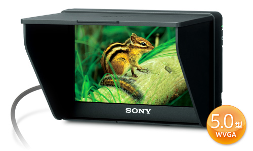 SONY Vlog Monitor 約5インチディスプレイ
