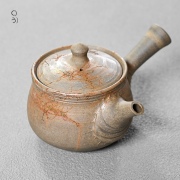 宜興：桑葉形緑泥急須 宜興：桑葉形緑泥急須