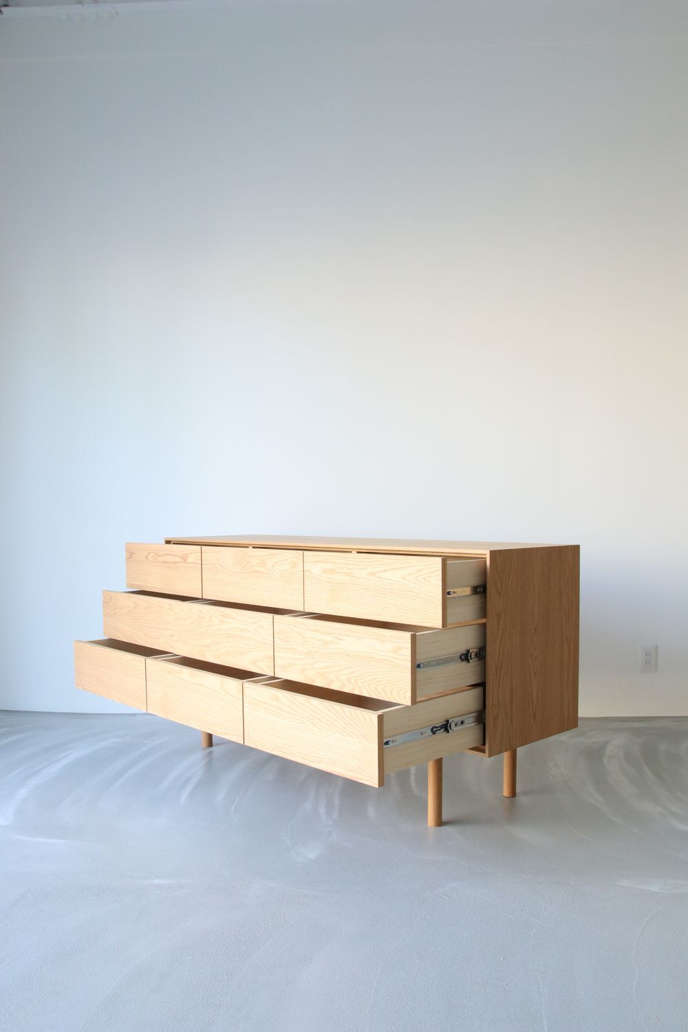 ウッドエスカッション、ノブセット 5Aカーリーコア材（注文オーダー分