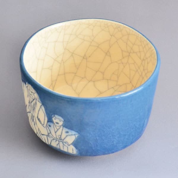 七代 川嵜和楽 作 猩猩の図 楽茶碗 of 茶の湯 墨東清友館 茶道具専門店