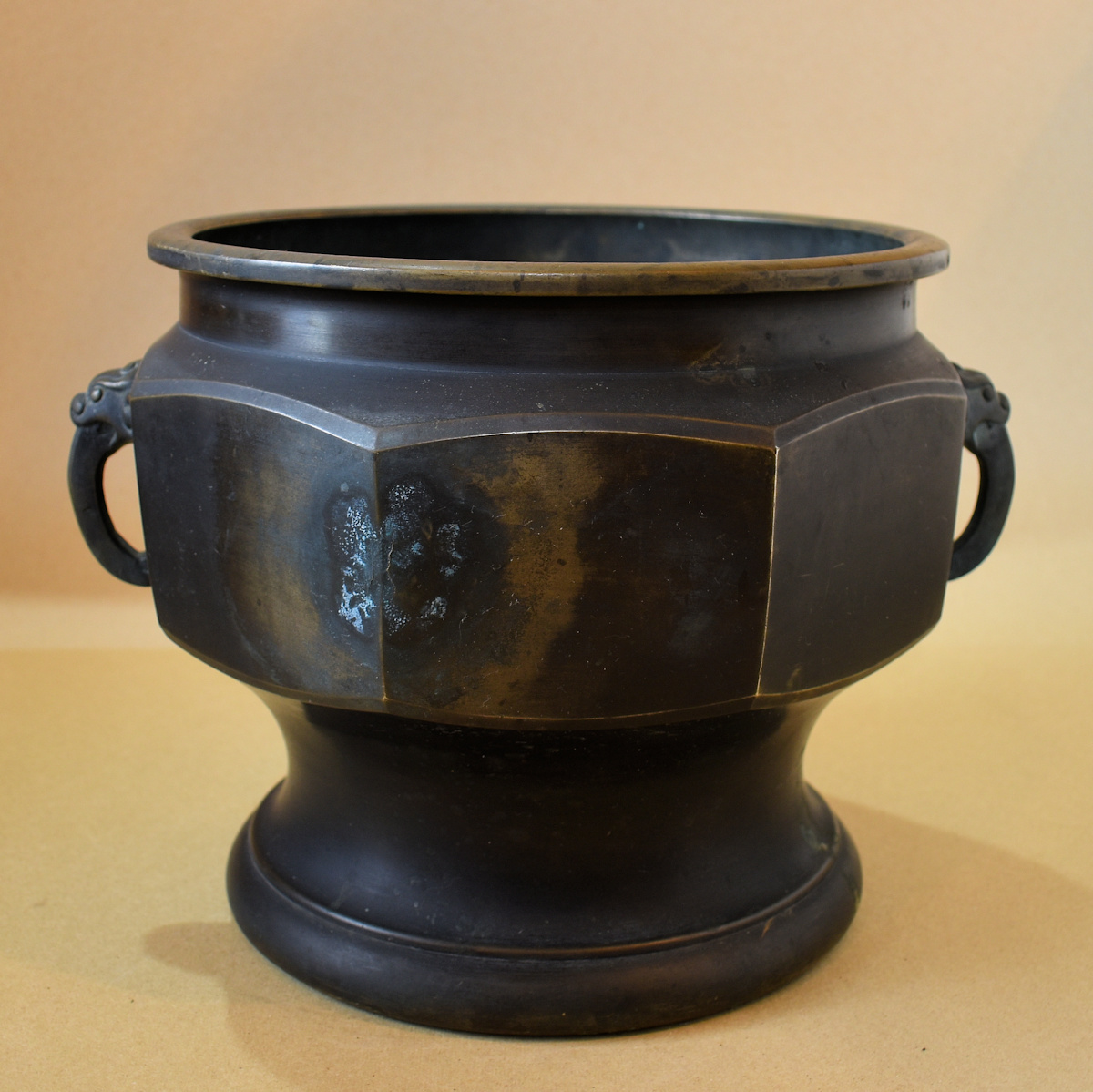 ♢江戸 幕末 明治初期 三ツ足 香炉 火入 銅器 銅製 真鍮 唐銅