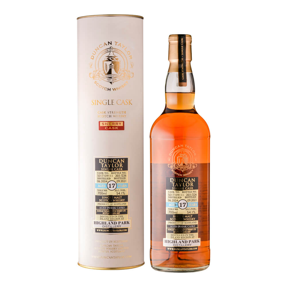 ダンカンテイラー ハイランドパーク 2004 17年 シェリ―バット 54.1