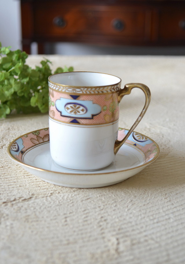 希少】オールドノリタケ フライングスワン 脚付きティーカップ