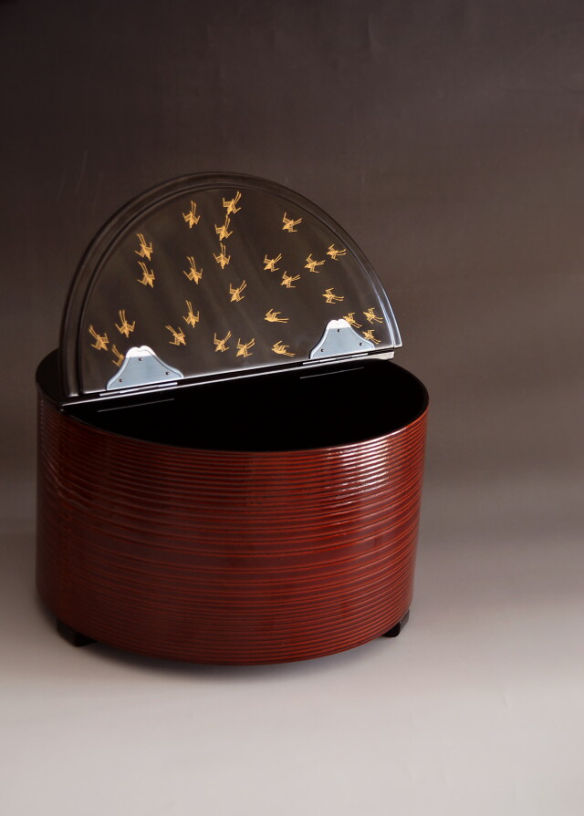 W66 水指 『浦千鳥 水指』『月峰 ストア 造』 共箱 茶道具 浦千鳥水