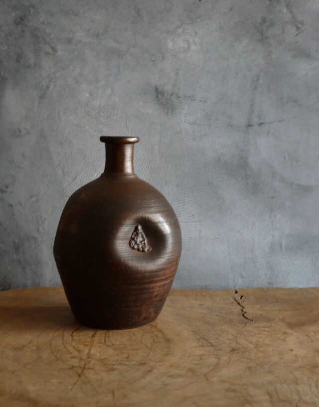 Antique Sam's Collection備前人形徳利 へそ徳利 備前焼