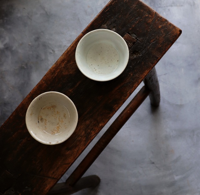 李朝 鉢 大茶碗 堅手 白磁 高麗 朝鮮古陶磁 民芸 古道具 骨董