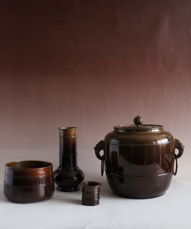 N693 水指 『温品焼』『康寿窯 本多康彦造』『一重口水指』 共箱