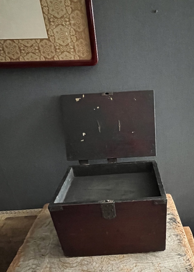 木製 空箱（長方形 大型） /明治 大正 骨董品 古美術 アンティーク