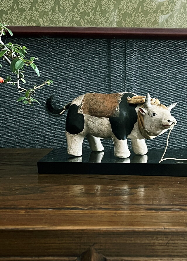 古玩 粉彩 華の図 蔵出し 香合 蓋物 アンティーク香合 1客 古玩 粉彩