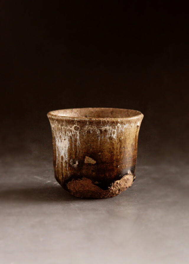 唐津酒器 ぐいのみ 斑唐津 古陶磁 酒器 堀の手 古唐津Antique Sam's