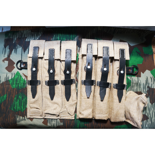 ドイツ軍 MP40マガジンポーチ OD S&G複製 ドイツ軍 MP40マガジンポーチ