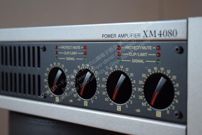 YAMAHA XM-4080 パワーアンプ 4chパワーアンプ（XM4080）の製品詳細