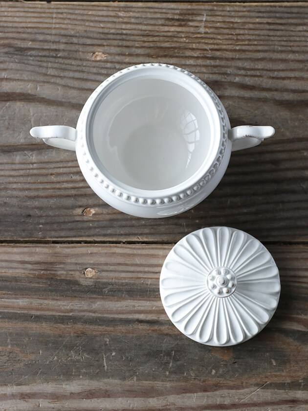 Hroar Prydz シルバーとギロシェエナメルガラス製ソルト&ペーパー