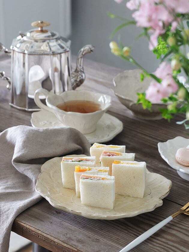 VIRGINIA CASA ROMANTICAローズプレート ホワイト ヴィルジニアカーサ