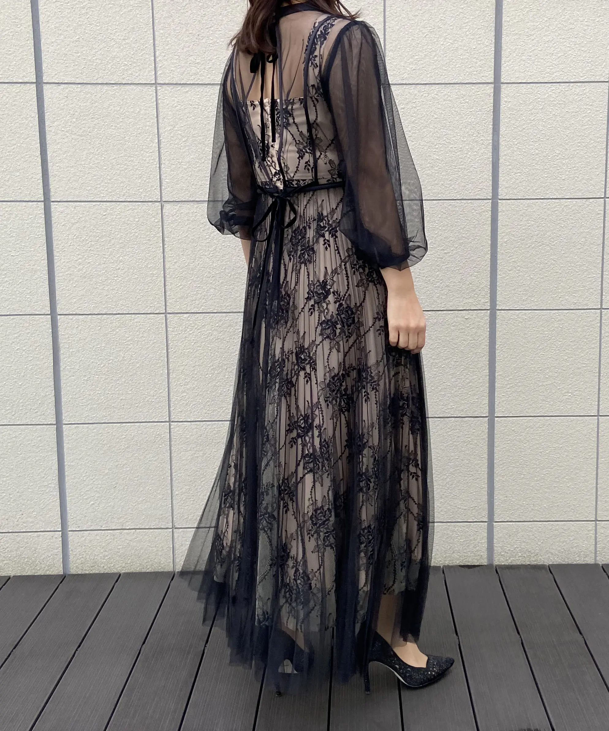 チュールレイヤードレス FRAY I.D（フレイアイディー）のレンタル