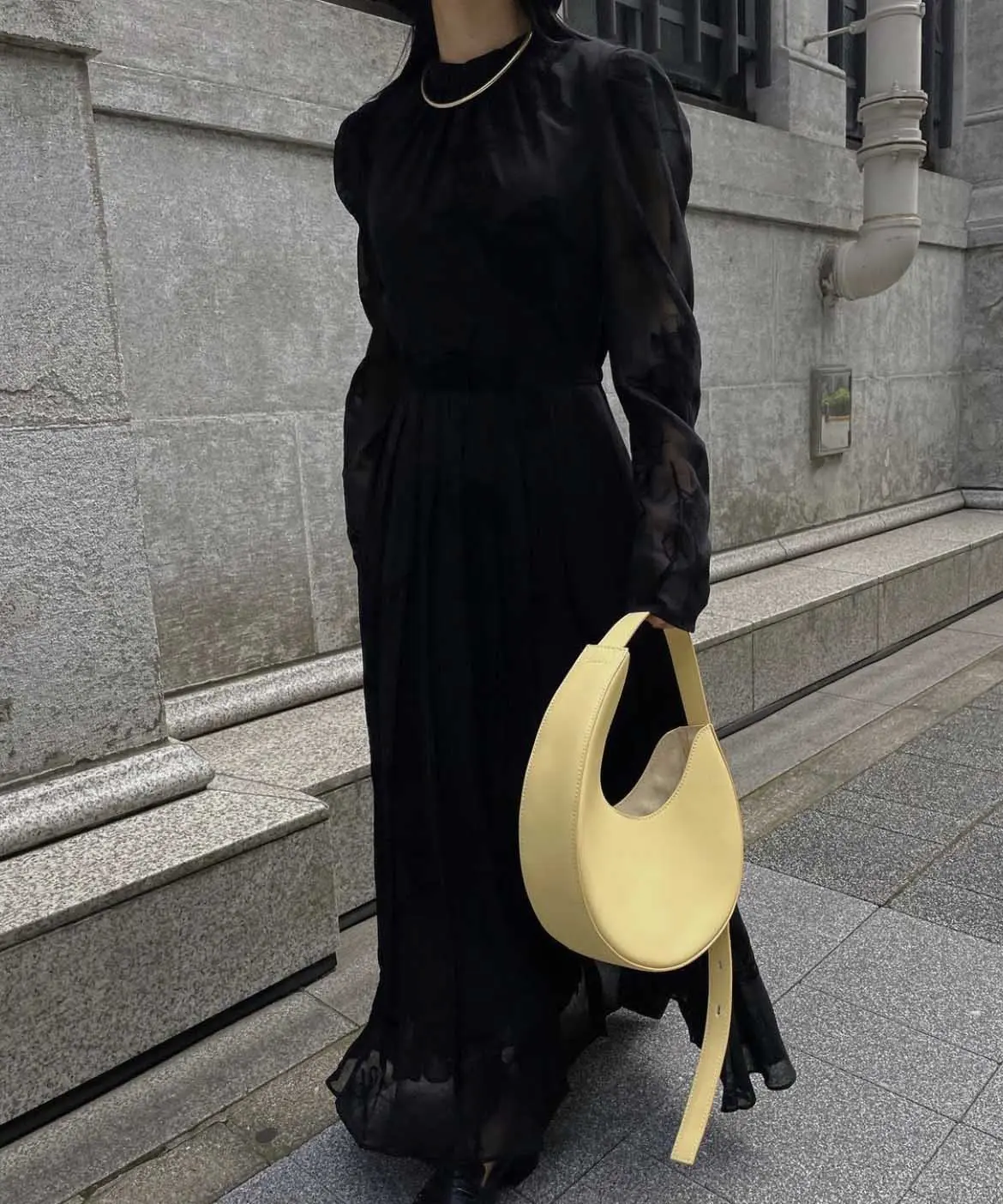 Mサイズ】2WAY DRAPE SLEEVE EMBROIDERY DRESS Ameri VINTAGE（アメリ