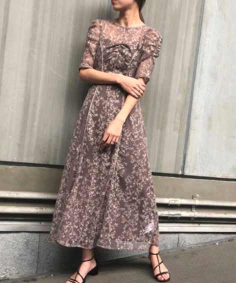 Sサイズ】エンブロイダリードレス FRAY I.D（フレイアイディー）の