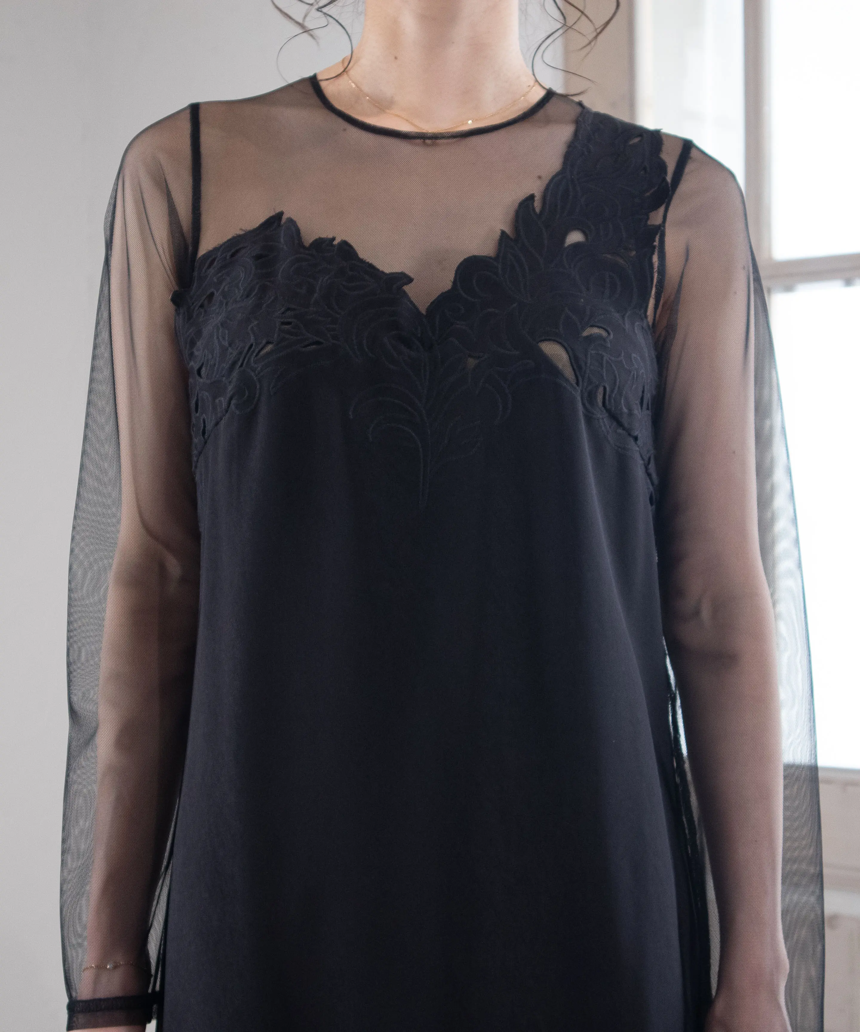 Mサイズ】UND RENEE CUTWORK DRESS Ameri VINTAGE（アメリヴィンテージ