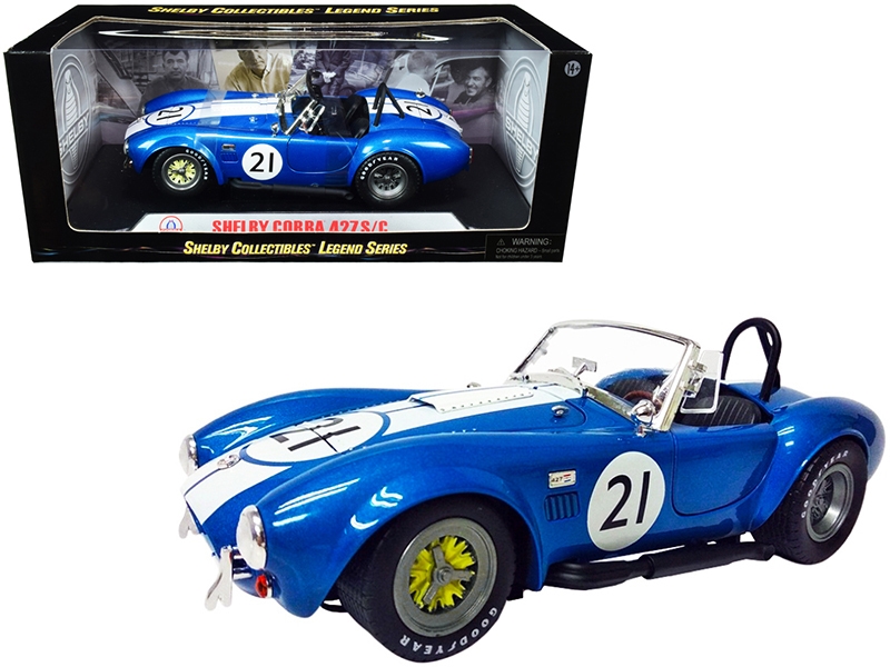 1:18 1965 Shelby Cobra 427 S/C #21 Diecast Model