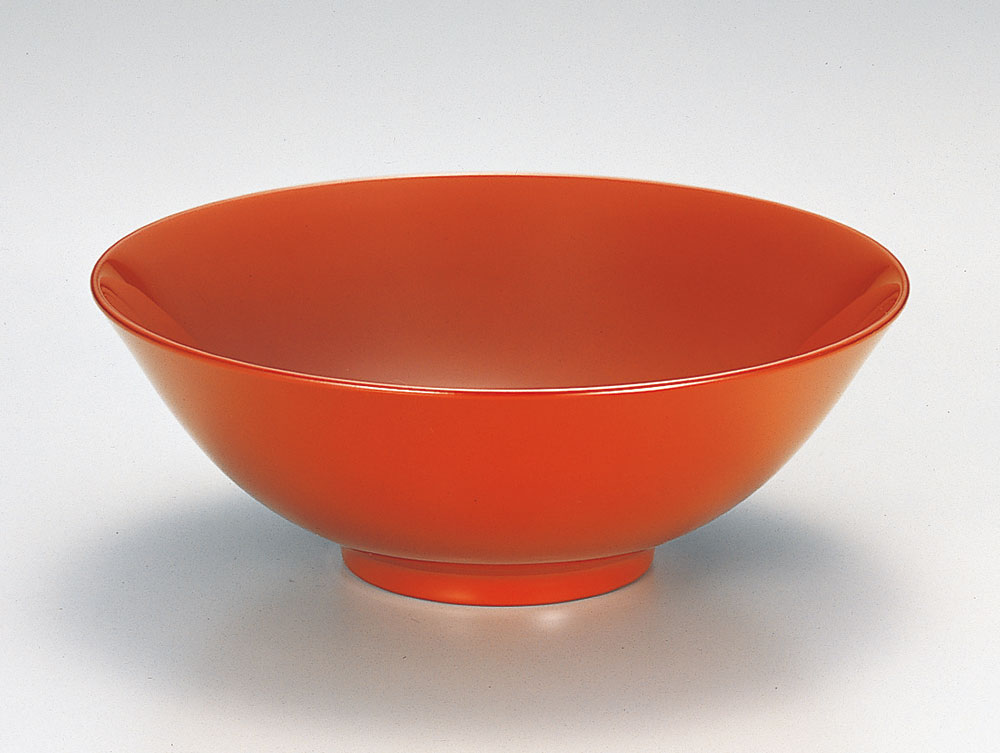 中鉢お鉢・盛器-古代朱 利休鉢［1個］ | 越前漆器粂治郎