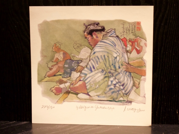 相撲画家 松岡リン ドローイング リン・スターム・レビィ リン 松岡