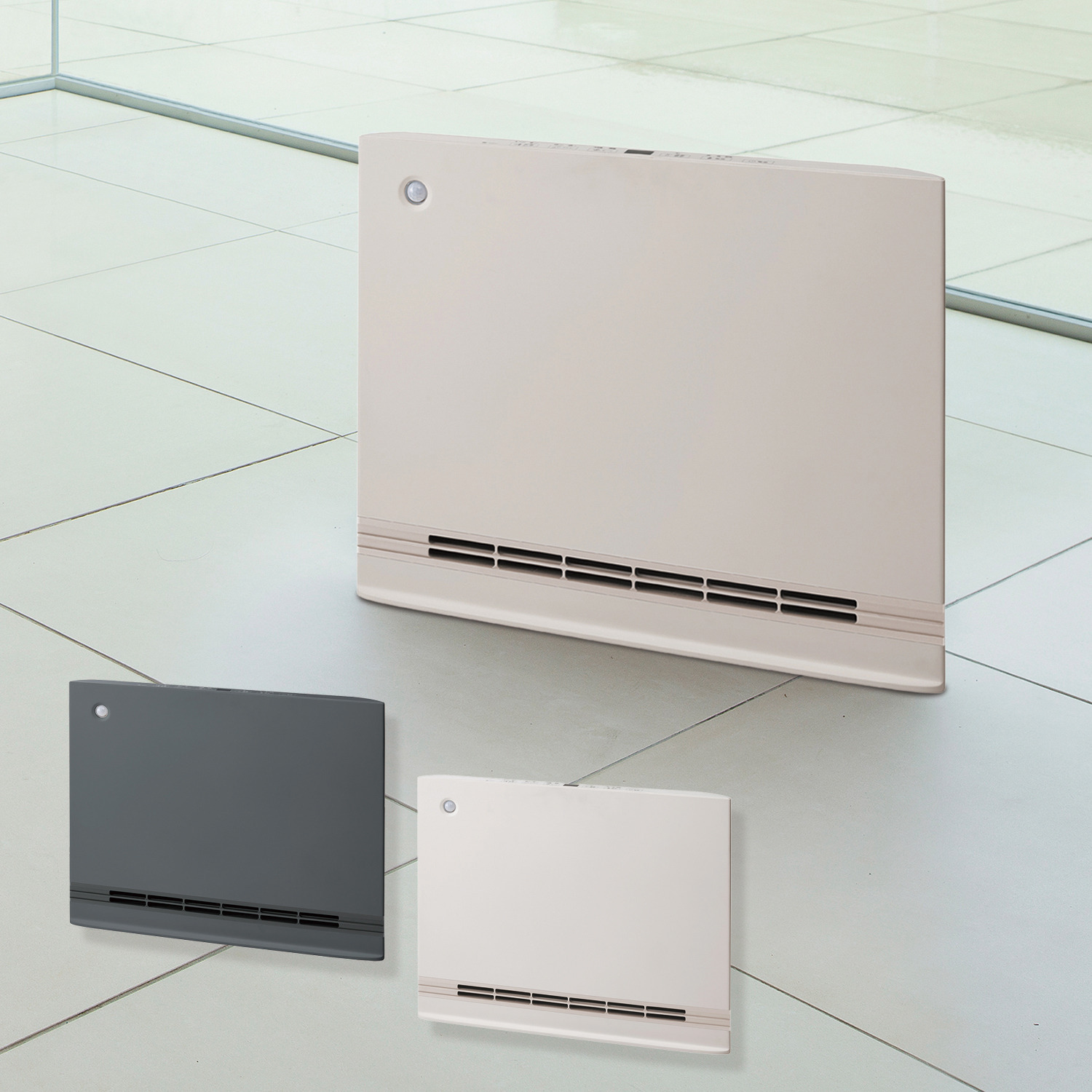 新品・未使用】セラミックファンヒーター スリーアップ CH-AZ0697WH